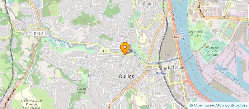 localisation de l'entreprise G P A AMENAGEMENT à OULLINS-PIERRE-BENITE