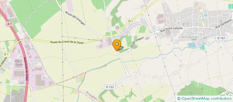 localisation de l'entreprise G P APPERTISATION à ANNEYRON