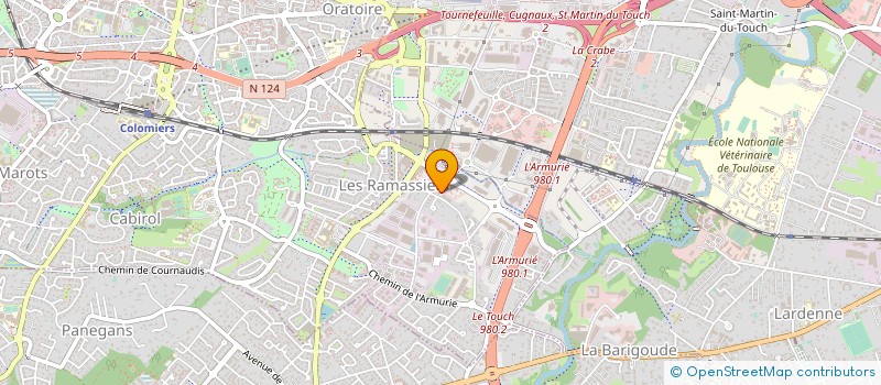 localisation de l'entreprise G & P ASSOCIES à TOULOUSE