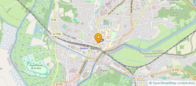 localisation de l'entreprise G&P ASSURANCES ET ASSOCIES  REDON