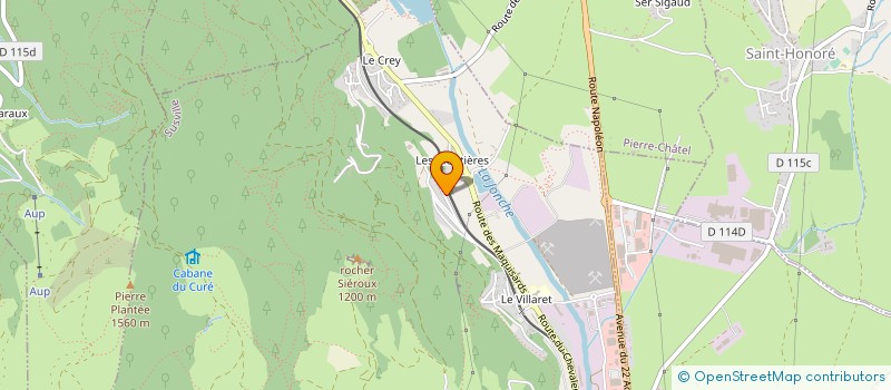 localisation de l'entreprise G.P.C.  SUSVILLE