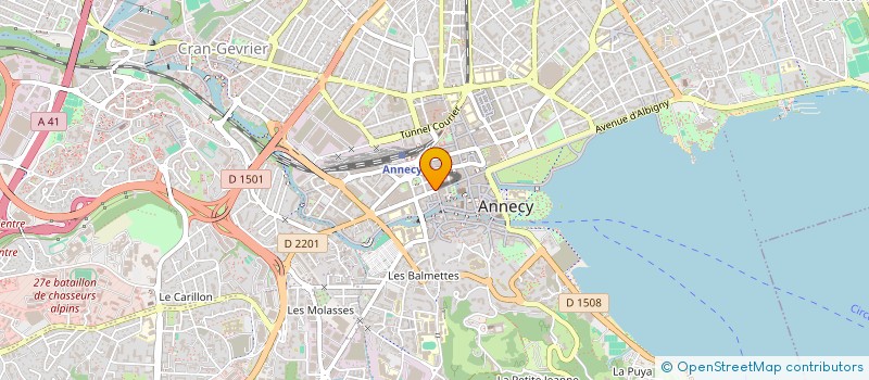 localisation de l'entreprise G-P CONCEPTION.FR à ANNECY