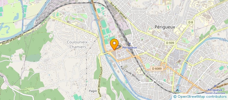 localisation de l'entreprise G.P.E. à PERIGUEUX