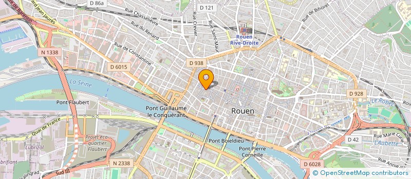 localisation de l'entreprise G.P.E. à ROUEN