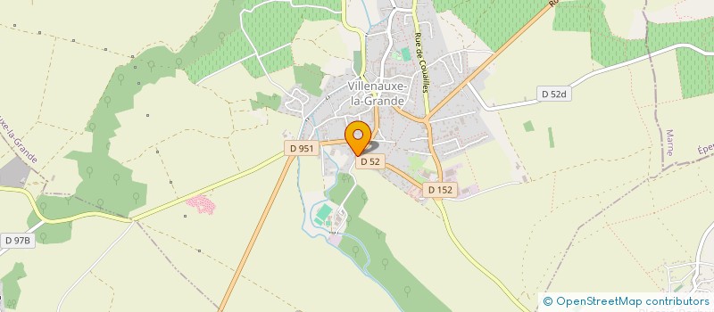 localisation de l'entreprise G P F à VILLENAUXE-LA-GRANDE