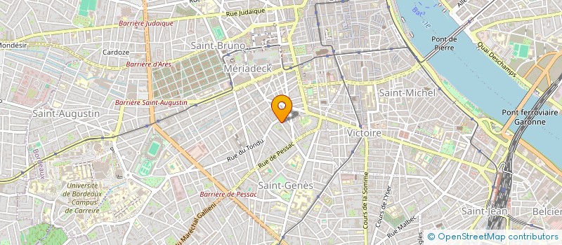 localisation de l'entreprise G.P.G à BORDEAUX