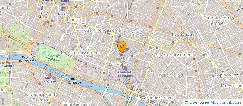 localisation de l'entreprise G P G à PARIS