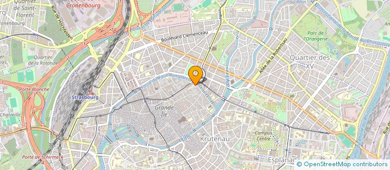 localisation de l'entreprise G P I R à STRASBOURG