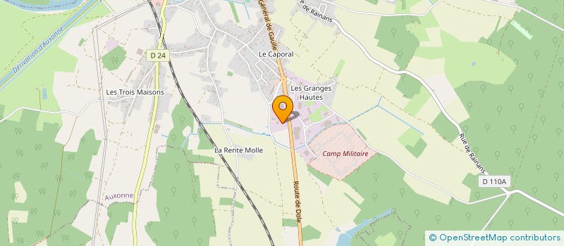 localisation de l'entreprise G.P. IMMOBILIER  AUXONNE