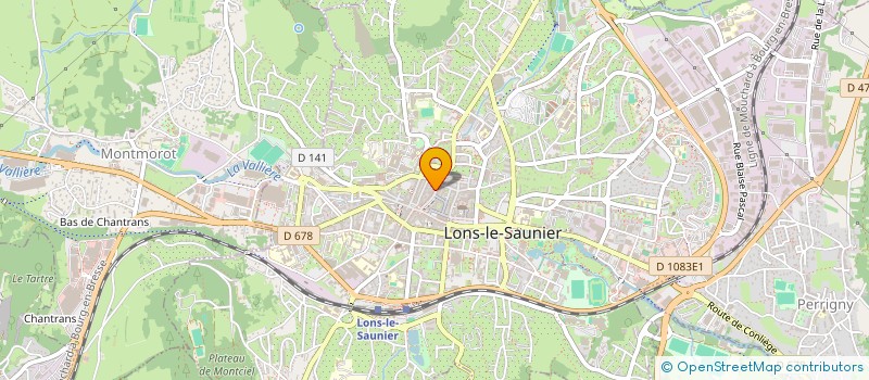 localisation de l'entreprise G&P INVESTISSEMENTS  LONS-LE-SAUNIER