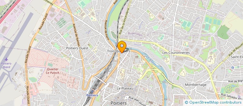 localisation de l'entreprise G.P.L.H. à POITIERS