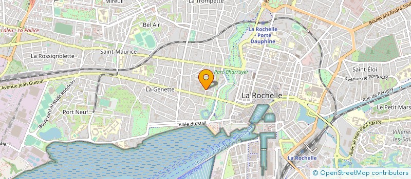 localisation de l'entreprise G.P.M.A. à LA ROCHELLE