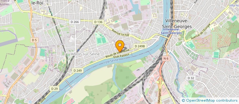 localisation de l'entreprise G.P.M. INVESTISSEMENTS  ABLON-SUR-SEINE