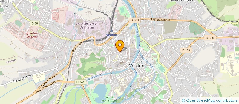 localisation de l'entreprise G P M SOUTER à VERDUN