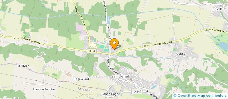 localisation de l'entreprise G P N A  SAINT-CHEF