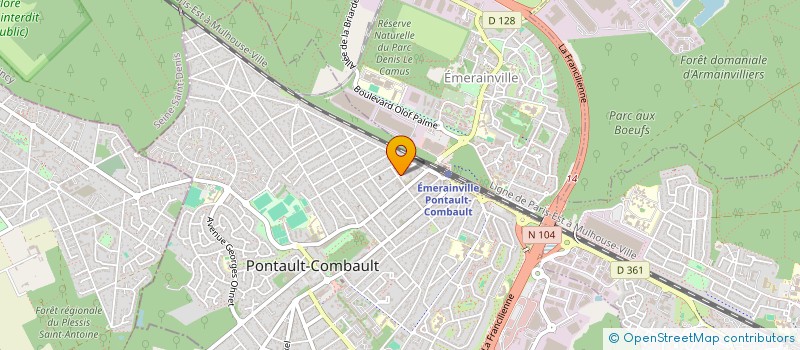 localisation de l'entreprise G.P.S. à PONTAULT-COMBAULT
