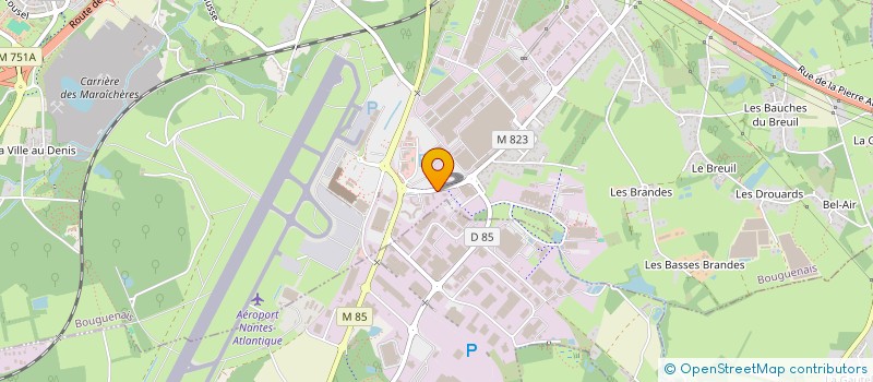 localisation de l'entreprise G.P.S.  BOUGUENAIS