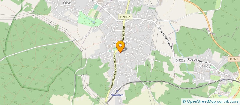 localisation de l'entreprise G.P.S.D.  VIARMES