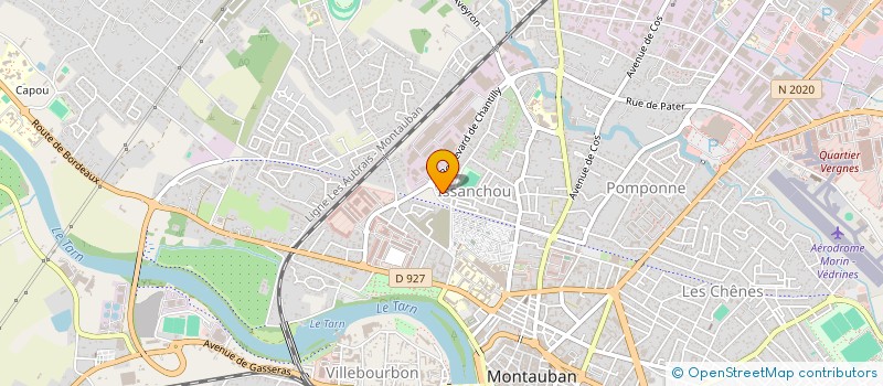 localisation de l'entreprise G.P.S.INVESTISSEMENTS  MONTAUBAN