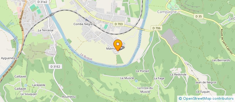 localisation de l'entreprise G.P.S SECURITE  LE BUGUE