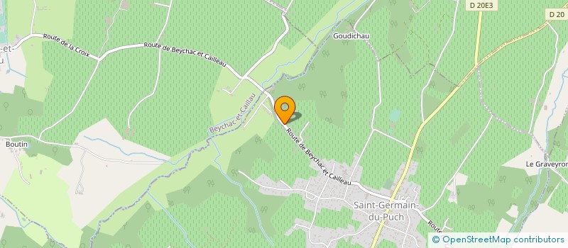 localisation de l'entreprise G.P SERVICES  SAINT-GERMAIN-DU-PUCH