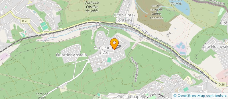 localisation de l'entreprise G P W  SAINT-AVOLD