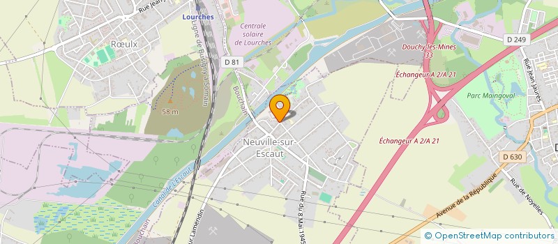 localisation de l'entreprise G PAR G  NEUVILLE-SUR-ESCAUT