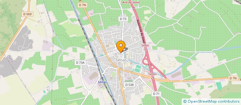 localisation de l'entreprise G PAS LE TEMPS G COUTURE  SENAS