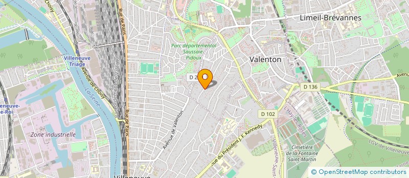 localisation de l'entreprise G.PAT'VERTE à VALENTON