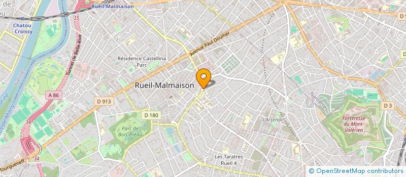 localisation de l'entreprise G.PAUL CONSULTING à RUEIL-MALMAISON