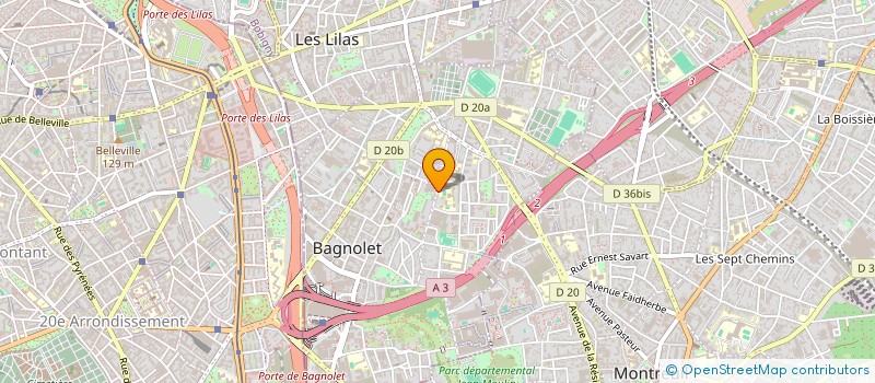 localisation de l'entreprise G-PHONE à BAGNOLET