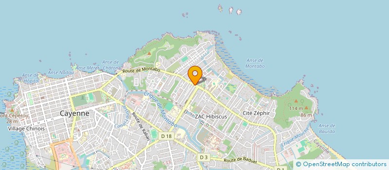 localisation de l'entreprise G PIKO  CAYENNE