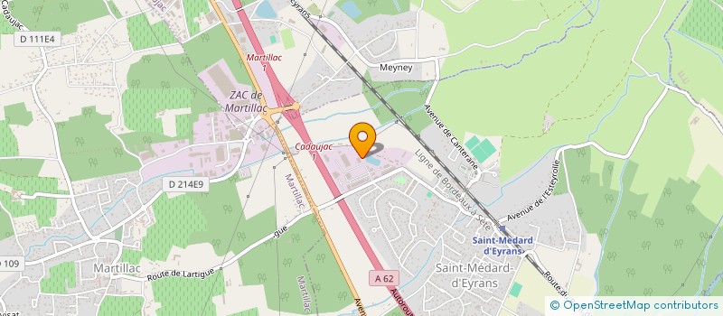 localisation de l'entreprise G PISCINE  SAINT MEDARD D'EYRANS