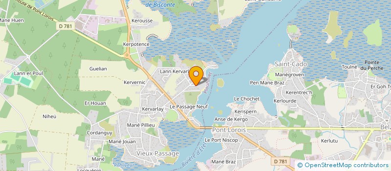 localisation de l'entreprise G PISCINE SERVICES  PLOUHINEC