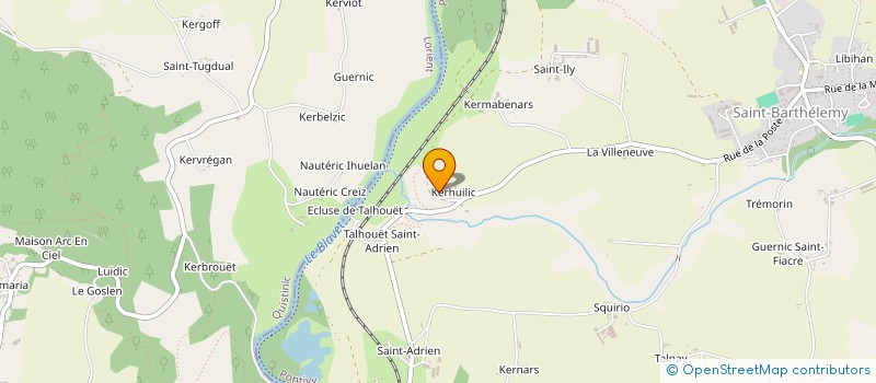 localisation de l'entreprise G. PLESSIS & ASSOCIES YD  SAINT-BARTHELEMY