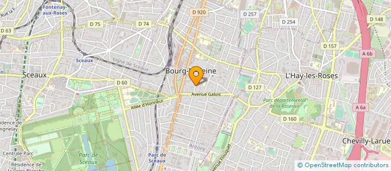 localisation de l'entreprise G-PLUS à BOURG-LA-REINE
