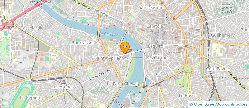 localisation de l'entreprise G PLUS à TOULOUSE