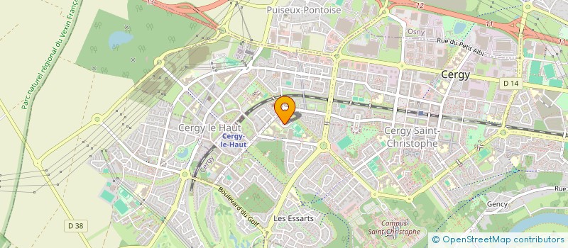 localisation de l'entreprise G PLUS SECURITE PRIVEE  CERGY