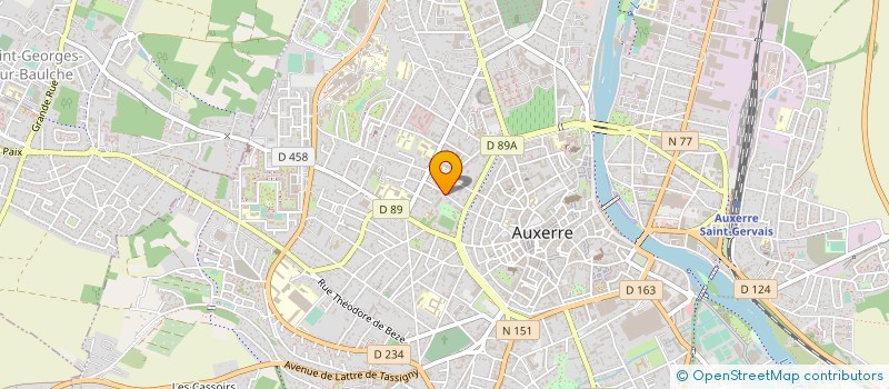 localisation de l'entreprise G PRIM à AUXERRE