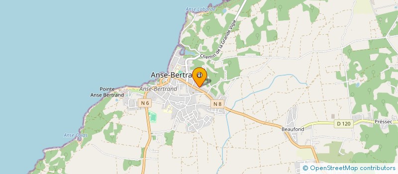 localisation de l'entreprise G'PROD à ANSE-BERTRAND