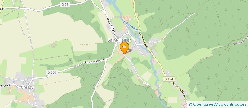 localisation de l'entreprise G - PRODUCTIONS  SAINT-HELLIER