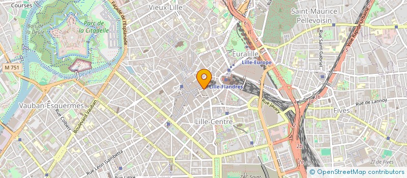 localisation de l'entreprise G.PROJETS à LILLE