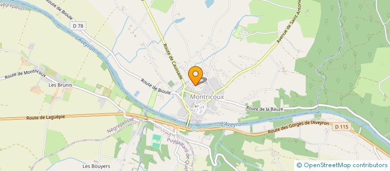 localisation de l'entreprise G&R  MONTRICOUX