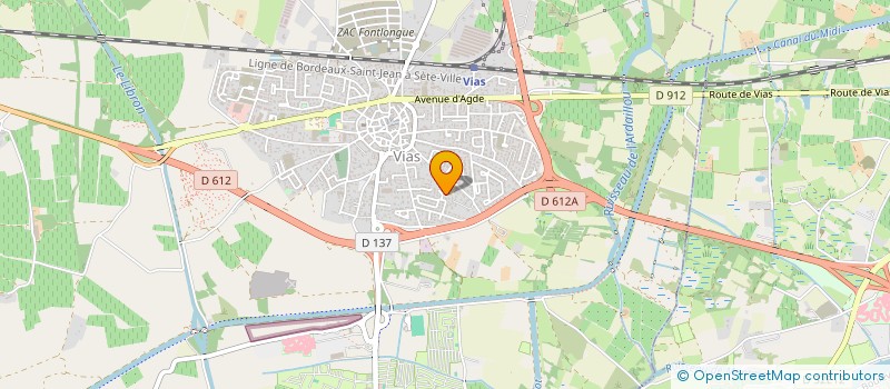 localisation de l'entreprise G R  VIAS