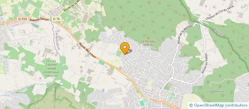 localisation de l'entreprise G.R.A.C  CARQUEIRANNE