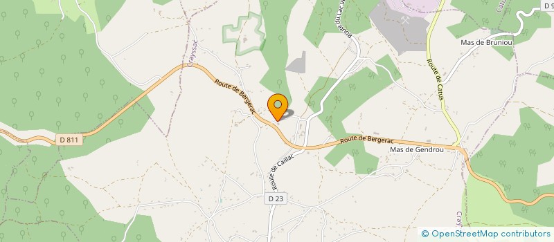 localisation de l'entreprise G.R.A.V  CRAYSSAC