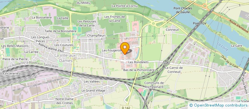 localisation de l'entreprise G.R.B TRAVAUX  LA VILLE-AUX-DAMES