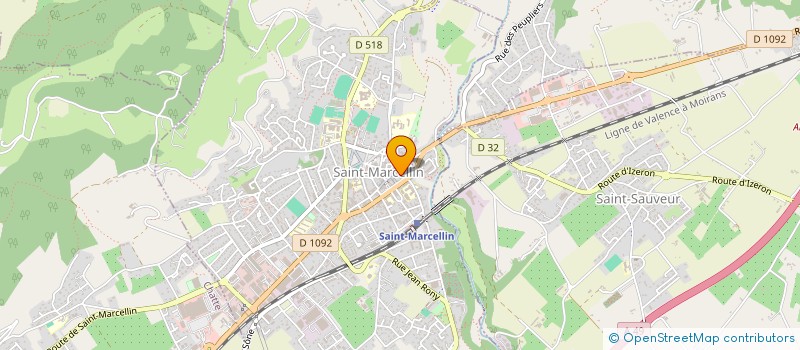 localisation de l'entreprise G.R.C. SARL  SAINT-MARCELLIN