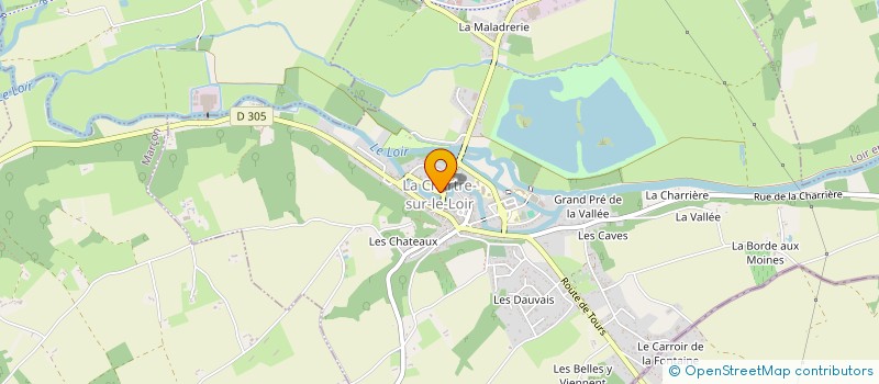 localisation de l'entreprise G.R.CHARTRAINE  LA CHARTRE-SUR-LE-LOIR