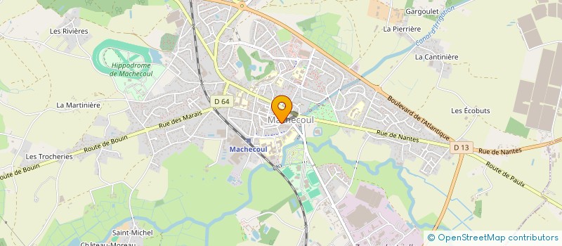 localisation de l'entreprise G.R. CONDUITE à MACHECOUL-SAINT-MEME